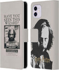 Head Case Designs Officially Licensed Harry Potter Sirius Black Poster Prisoner of Azkaban II Leather Wallet Case Compatible with Apple iPhone 11