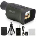 Minolta 6x25 Digital Night Vision Monocular w/Built-in 4K HD Video Camera (Green)