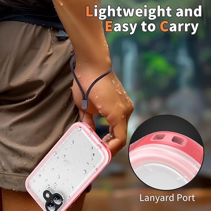 Cozycase TOP Waterproof Case for iPhone 17 - Military Heavy Duty 360 Shockproof Full Body with Screen Camera Protector Double IP68 Water Dust Drop Proof Hard Rugged Tough Bumper Front Back Slim Cover