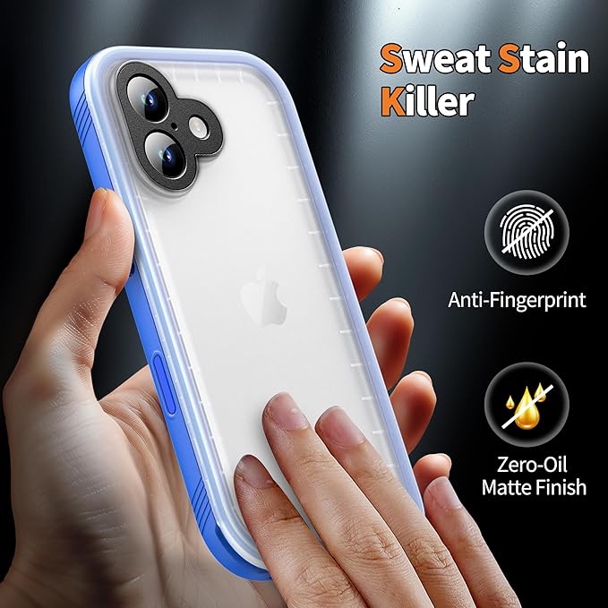 Cozycase TOP Waterproof Case for iPhone 17 - Military Heavy Duty 360 Shockproof Full Body with Screen Camera Protector Double IP68 Water Dust Drop Proof Hard Rugged Tough Bumper Front Back Slim Cover