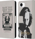 Head Case Designs Officially Licensed Harry Potter Sirius Black Poster Prisoner of Azkaban II Leather Wallet Case Compatible with Apple iPhone 16e / iPhone 17e