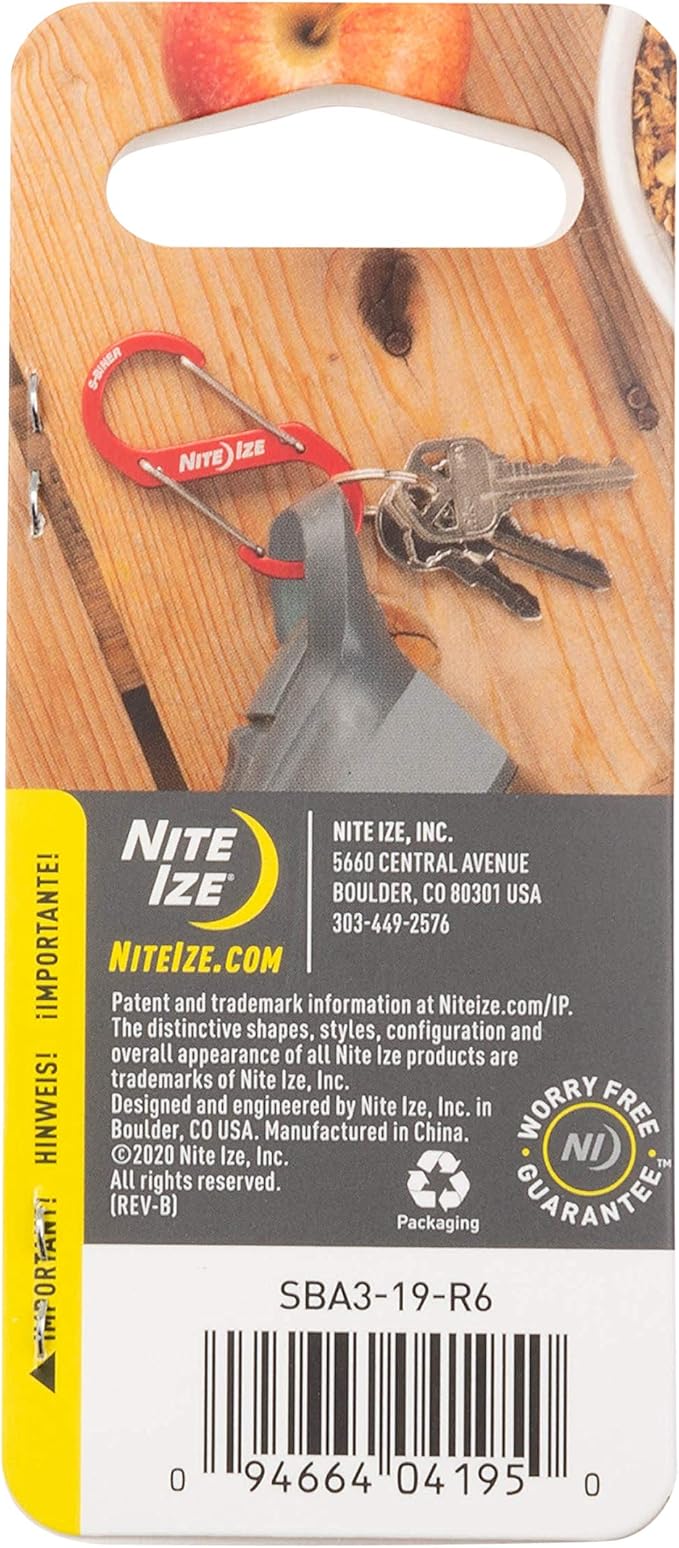 Nite IZE S-Biner Dual Carabiner Aluminum