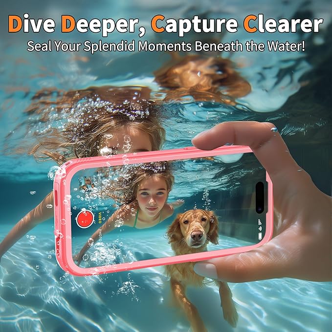 Cozycase TOP Waterproof Case for iPhone Air - Military Heavy Duty 360 Shockproof Full Body with Screen Camera Protector Double IP68 Water Dust Drop Proof Hard Rugged Tough Front Back Slim Cover