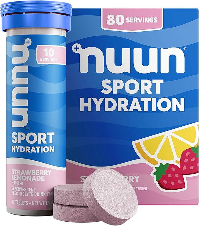 Nuun, Electrolyte Drink Tabs Strawberry Lemonade, 8 Count, 1.9 Ounce