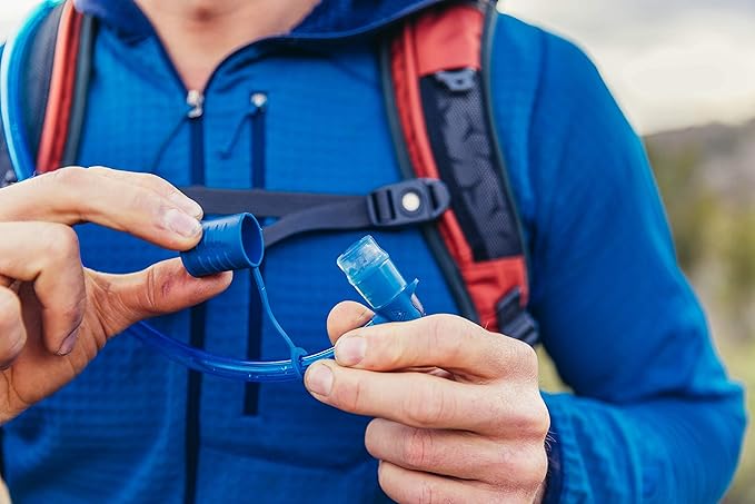 Gregory Bite Valve Cover For Day Hiking/Backpacking Hydration Water Reservoir/Bladder, Optic Blue