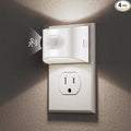 DORESshop LED Night Light[4 Pack], Night Lights Plug into Wall, 3 Mode Plug in Night Light with Motion Sensor, Dusk to Dawn Sensor, Nightlights for Adults, Bedroom, Bathroom, 5000K White Cover