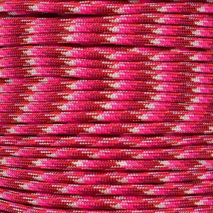 Paracord Planet Nylon 550lb Type III 7 Strand Paracord - Made in The U.S.A - Strong and Durable