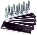 SatelliteSale Universal Roof Patch Kit 10x Zinc Plated Lag Bolts and 5X Mastic Pitch Pads