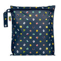 Bumkins Waterproof Wet Bag for Baby, Travel, Swim Suit, Cloth Diapers, Pump Parts, Pool, Beach, Gym Clothes, Toiletry, Hook to Stroller, Daycare, Zipper Reusable Wetdry Packing, Nintendo Super Mario