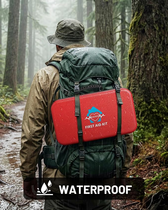 500 Pcs First Aid Kit for Travel/Camping/Businesses/Home/Car, Waterproof Emergency Kit for Hiking, Sports, Truck, Office, Vehicle & Outdoor Emergency Supplies, Well-Organized Home Travel Essentials