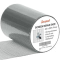 Secopad Grey Window Screen Repair Tape, 4IN X 20FT (240IN) Screen Repair Kit for Windows or Doors, Strong Adhesive Patch Kit Fiberglass Mesh Tape