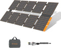 FlexSolar 100W Portable Solar Panel - 24% High Efficiency, IP67 Waterproof, QC3.0 USB-A/USB-C/DC Output for Small Power Station, Camping, RV & Emergency