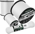 Paracord Rope 750 lb - 100ft 5/32" Parachute Cord 4MM 12-Strand para Cord - Heavy Duty Spool String for Survival,Camping Gear, Survival Bracelet, Clothesline - White