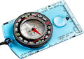 Trekker's Compass Crew Orienteering Compass, Pack of 2, Magnetic Navigation Set for Hiking, Camping, Backpacking, Scout Activities