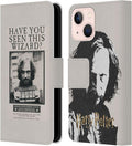 Head Case Designs Officially Licensed Harry Potter Sirius Black Poster Prisoner of Azkaban II Leather Wallet Case Compatible with Apple iPhone 13 Mini