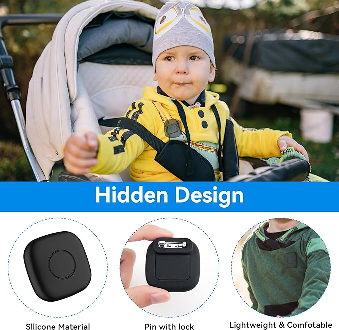 2-Pack Waterproof Silicone Case with Pin for Tile Mate 2024/2022 – Hidden GPS Tracker Holder for Kids, Teens, Elderly, Pets, Bags, Luggage – Anti-Lost & Anti-Scratch Cover – Black/White
