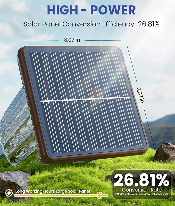 Super Bright Solar Garden Lights Powered 8 Pack,Adjustable Warm&Cool White,Waterproof IP65 Solar Pathway Outdoor Decor Landscape Lighting Outside for Front Yard/Patio/Walkway/Driveway/Lawn/Path Light