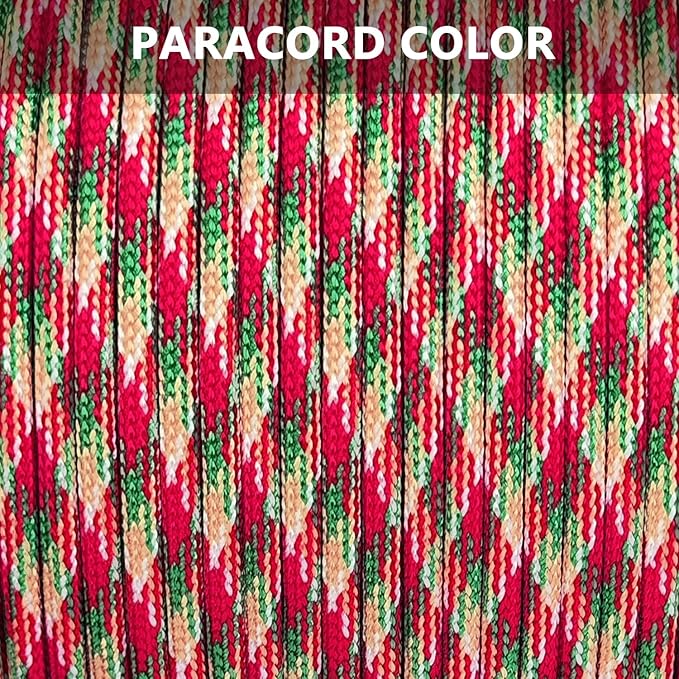 Paracord 325lb Diameter 2.7mm - 5 Strand Parachute Spool Cord - 100ft 200ft,Paracord for Camping,Hiking,Fishing,Outdoor and DIY