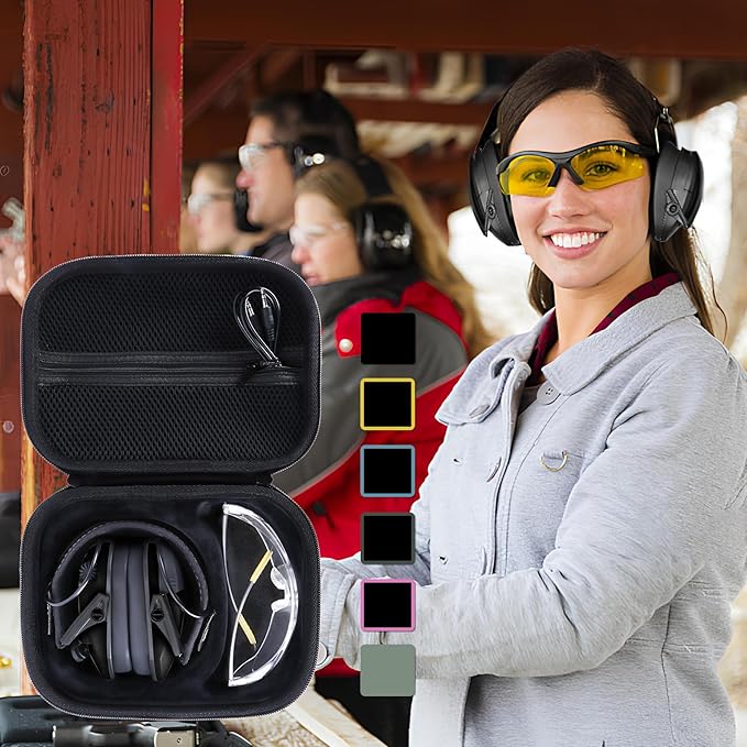 Storage Case Compatible with Walker's Razor Slim Shooting Hearing Protection Electronic Earmuffs