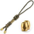 M-Tac Skull Knife Lanyard with Bead – Paracord Lanyard for Knives & EDC – Tactical Knife Fob Pull Cord – Durable Paracord