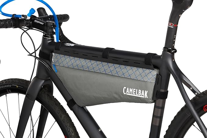 CamelBak M.U.L.E. Bikepacking Waterproof Triangle Frame Pack - Includes 2L Quickstow Hydration Reservoir Bladder, Large