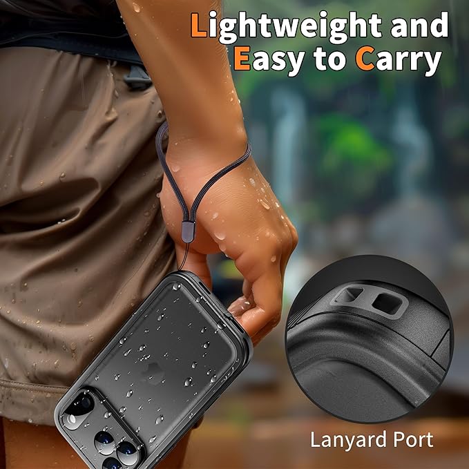 Cozycase TOP Waterproof Case for iPhone 17 Pro Max - Military Heavy Duty 360 Shockproof Full Body with Screen Camera Protector Double IP68 Water Dust Drop Proof Hard Rugged 17PM Front Back Slim Cover