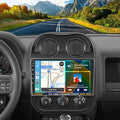 Inefala [2G+64G] Android 15 Car Radio for Jeep Compass Patriot 2010-2016 Car Stereo with Wireless Carplay Android Auto, 10 Inch HD Touchscreen with GPS 5Ghz WiFi Bluetooth5.0 FM/RDS EQ SWC