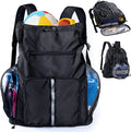Large Beach Backpack Waterproof Sandproof - Customized Oversized Drawstring Pool Bag with Shoe Compartment for Toiletries, Towels, Gym, Travel
