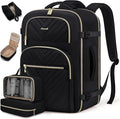 LOVEVOOK Travel Backpack Carry on Flight Approved 40L,Waterproof TSA Travel Essentials Personal Item Backpack for Women Men,Large Carry on Luggage Suitcase Travel Bag for Airplane with 3 Packing Cubes