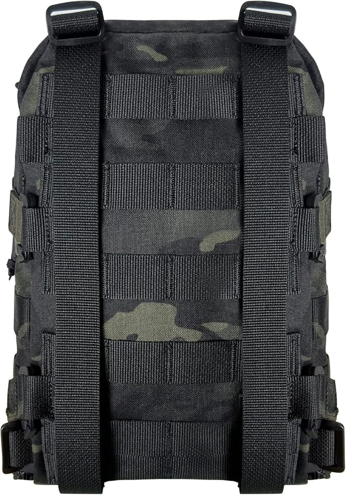 Tactical Hydration Backpack for 2L Hydration Bladder, Lightweight Hydration Backpack MOLLE Water Carrier for 2L Hydration Bladder Reservoir Pack for Hiking Biking Running Climbing