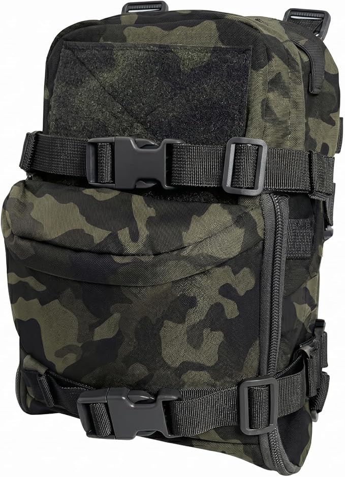 Tactical Hydration Backpack for 2L Hydration Bladder, Lightweight Hydration Backpack MOLLE Water Carrier for 2L Hydration Bladder Reservoir Pack for Hiking Biking Running Climbing