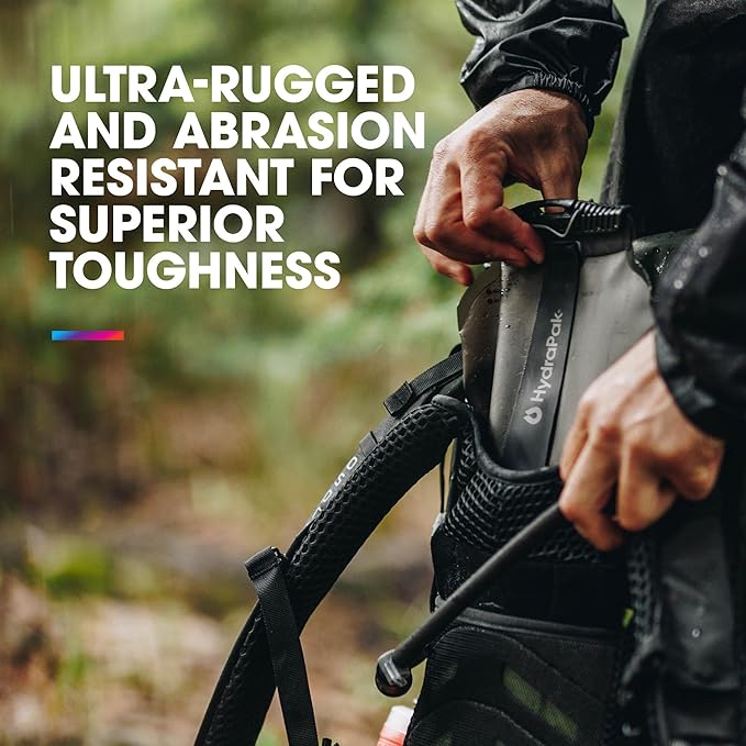 Hydrapak Force Ultra-Durable Water Bladder/Reservoir for Hydration Backpacks, 2L or 3L, Insulated Tube, Safe & Reliable