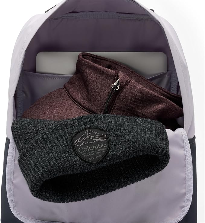 Columbia Unisex Trail Traveler 18L Backpack, Lavender Pearl/Shark, One Size