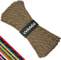 VVAAGG Reflective Paracord Rope 100FT, 7 Strand Nylon para Cord Lanyard Utility 550 Parachute Cord, 4mm Thin Tent Rope for Outdoor Camping Hiking