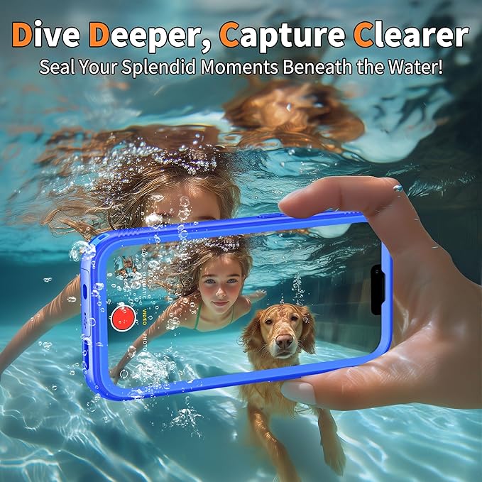 Cozycase TOP Protective Full Body Frosted Blue Case for iPhone 16e/iPhone 17e - Slim Shock Water Proof Protection Construction Builder Unbreakable Double Sided Bumper Armour Rugged Strong 16/17 e Case