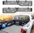 Trumgeta Side Bed MOLLE Panel Fit for 2016-2023 Toyota Tacoma 5FT Bed, Heavy-Duty Aluminum Truck Storage Organizer System for Camping, No-Drill Installation Truck Bed Organizer Accessories