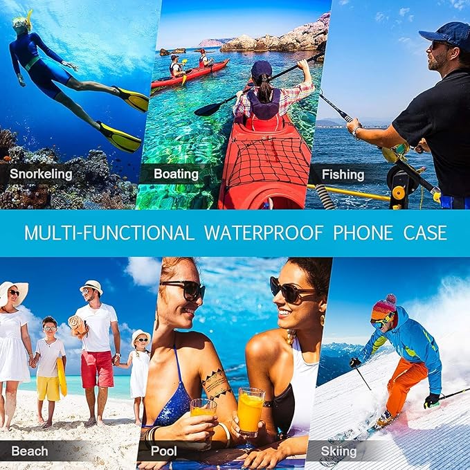 Weewooday 120 Pieces Waterproof Phone Pouch Bulk Universal Multicolor Cellphone Case Ipx8 Waterproof up to Smartphone 6.9 Inch for Cruise Gifts Beach Pool Party Outdoor Swimming Snorkeling