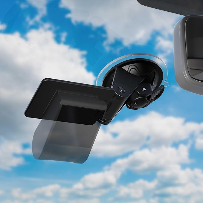 ARKON Mounts Windshield Suction Mount for EZ Pass Toll Transponders, Bluetooth GPS Receivers, and Radar Detectors | Strong Suction Mount | Reinforced Composite Construction for Durability | BT010
