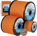 750Ib Reflective Paracord Rope,100' 200' 500' 1000', 4mm 11 Strand Parachute Spool Cord with Collecting Bag, para Cord Lanyard for Hammock, Camping