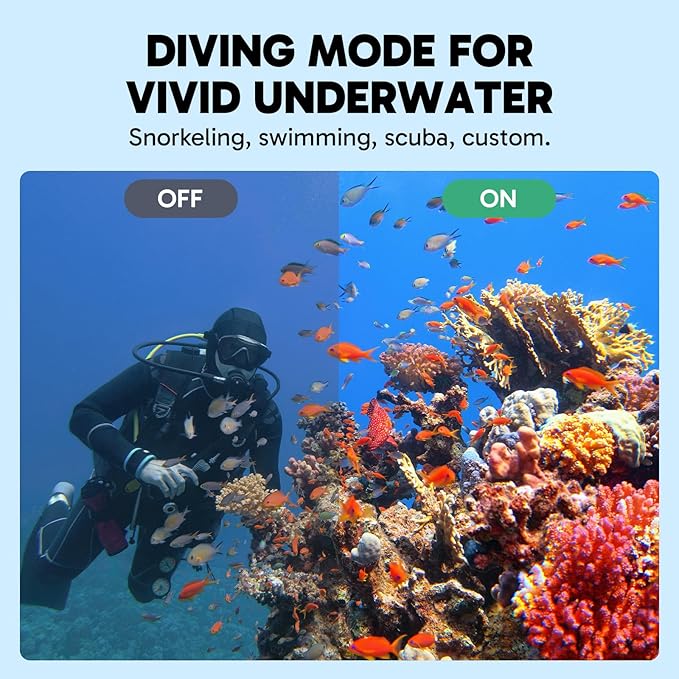 AKASO EK7000 Pro 4K30fps Action Camera with 64GB MicroSDXC U3 Memory Card Accessories Kit Bundle Ultra HD 131FT Waterproof Camera EIS WiFi Remote Control 5X Zoom Underwater Camera