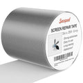 Secopad Grey Window Screen Repair Tape, 3IN X 25FT (300IN) Screen Repair Kit for Windows or Doors, Strong Adhesive Patch Kit Fiberglass Mesh Tape
