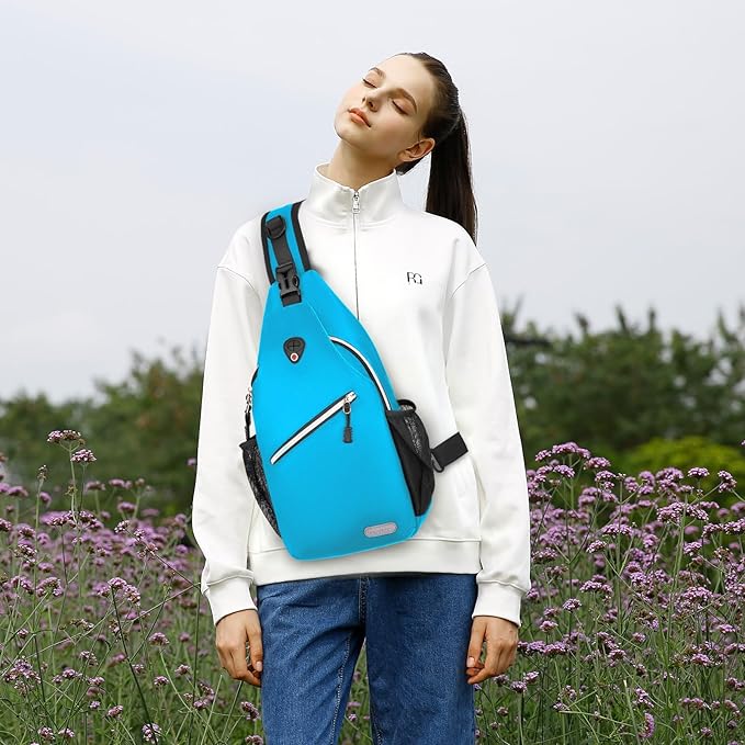 MOSISO Sling Backpack, Multipurpose Crossbody Shoulder Bag Travel Hiking Daypack
