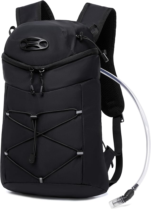 Wotony Lightweight Insulated Backpack with 2L or 3L Water Bladder Bag Daypack for Hiking Trail Running Cycling Race Marathon for Women Men