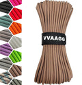 VVAAGG 1000 Paracord Rope 100FT Utility 4mm Parachute Cord Heavy Duty 12 Strand Camping Rope Tent Weatherproof Rope