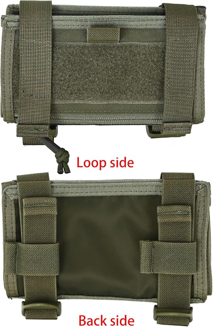 Tactical Arm Sleeve Map Pouch Case Documets Holder Wrist Case Wrist Map Holder QB Wristband Map Case Military Arm PouchTactical USA Flag Patch