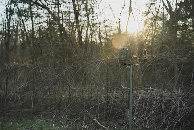 Stealth CAM Adjustable 29"-49" Expandable Height 1/4" Tripod Multi-Pivot Stable Rugged Steel Hunting Trail Camera & Solar Pak Battery Mounting Post