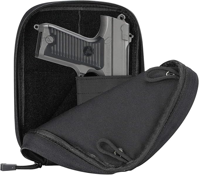 ProCase Concealed Gun Pouch, Multipurpose Carry Pistol Holster Fanny Pack Waist Bag for Handgun with Belt Loops