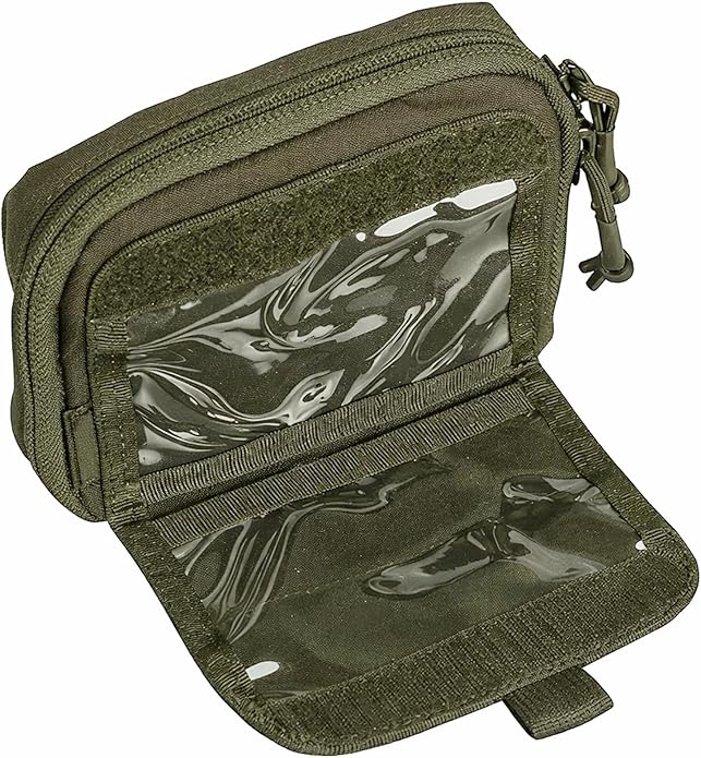 ADMIN Muti-Purpose Tactical Map Bag - MOLLE Compatible with Quick-Access Outer Compartment EDC Organizer