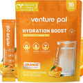 Venture Pal Sugar Free Electrolytes Powder Packets - Liquid Daily IV Hydration Packets | Instantly Hydrating & Party Recovery | 5 Vitamins & 7 Electrolytes | Certified Vegan, Keto, Non-GMO | 16 Sticks