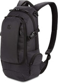 SwissGear 3598 Backpack, Narrow Daypack, Ideal for Commuting and School, Dark Grey